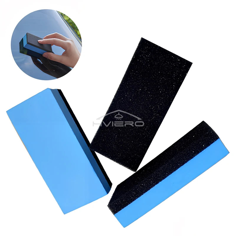 30Pcs Car Ceramic Coating Sponge Set - Nano Wax Applicator Pads for Auto Polishing