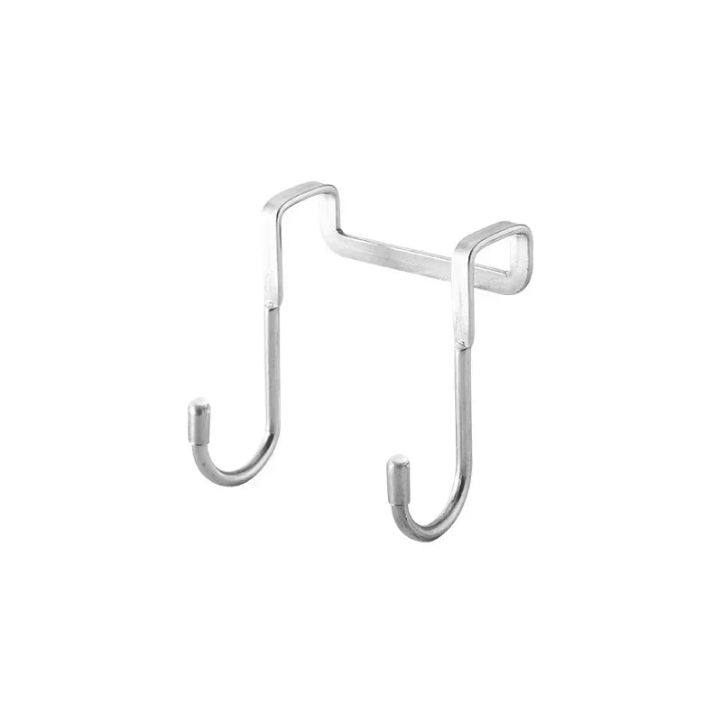 Stainless Steel Double S-Shape Hook for Kitchen Bathroom Cabinet Door Storage