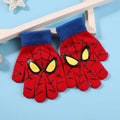 Kids Winter Knitted Gloves with Spider Pattern - Soft & Warm for Daily Wear & Christmas Gift