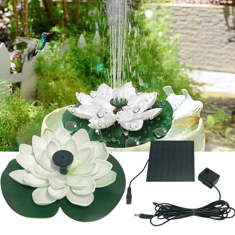 Solar Water Fountain Pump Kit for Garden Pond Patio Outdoor Decor