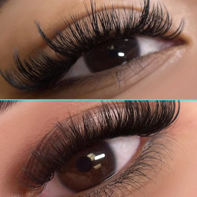 False Eyelash Extensions Premium Blooming Self Fanning Mink Lashes Set