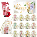 12-Piece Hand Cream and Lip Balm Gift Set with Net Bag and Thank You Card – Holiday Friendship Gift