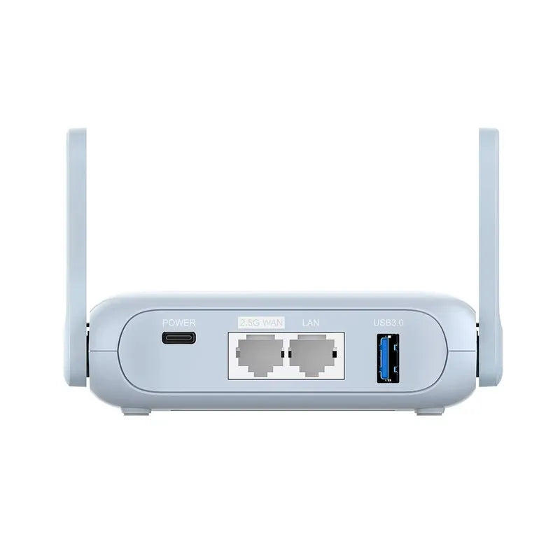 Wi-Fi 6 Travel Router with VPN & Captive Portal - Dual Band Gigabit Support