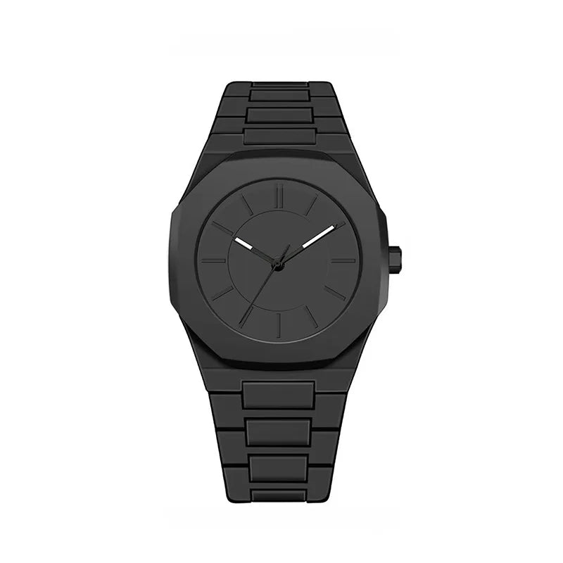 Men's Quartz Wristwatch with Plastic Strap - Business & Fashion Watch