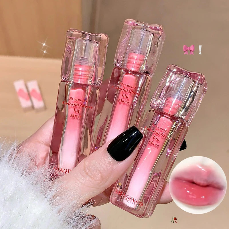 Water Gloss Lip Plumper Lip Gloss Moisturizing Long-Lasting Lip Tint