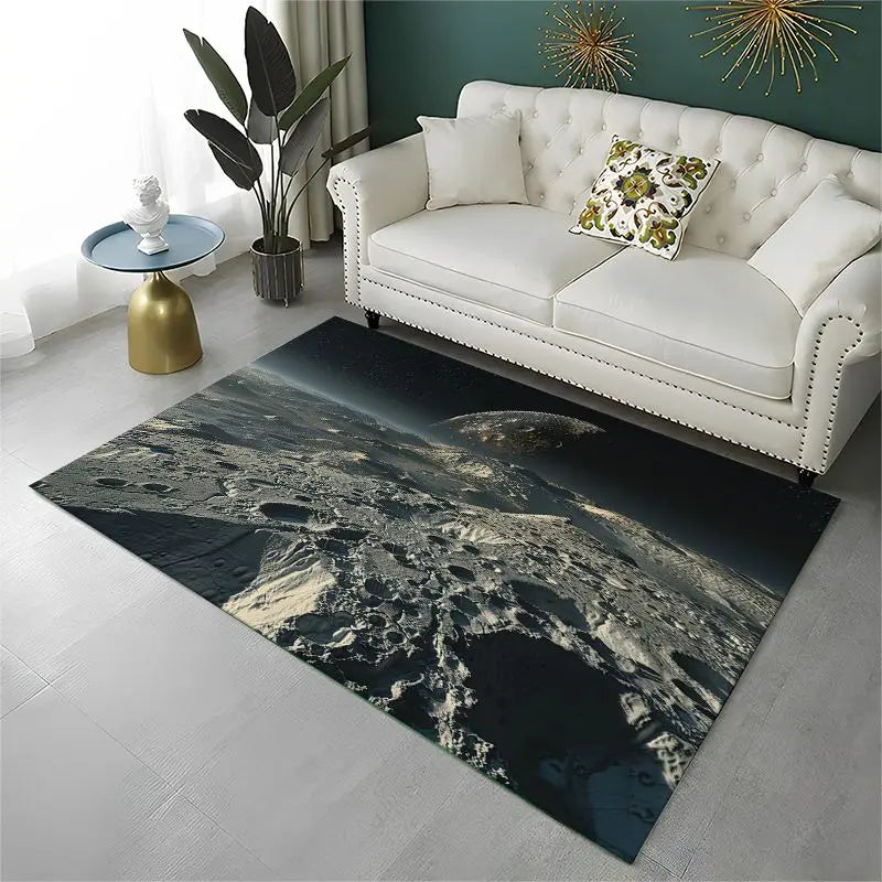 Rainbow Chakra Yoga Meditation Rug Non-Slip Large Floor Carpet for Home & Studio