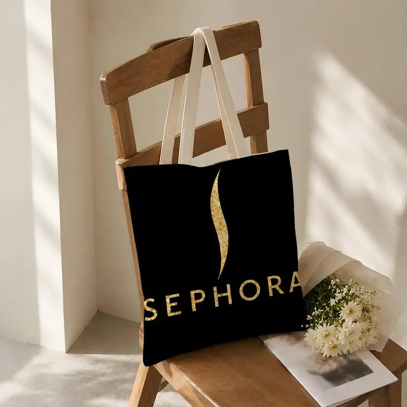 Reusable Canvas Tote Bags for Shopping and Storage - Large Capacity Eco Friendly Cotton Bags