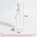 Interactive Bubble Dancing Skeleton Fish Tank Ornament 3D Printed Halloween Decor