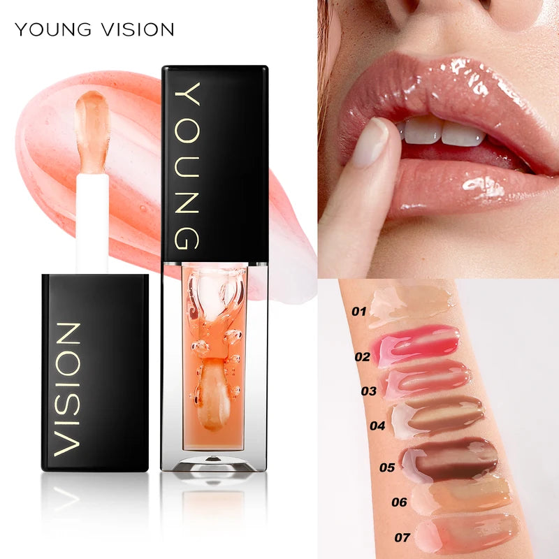 Moisturizing Lip Oil Set - Plumping Tinted Lip Gloss 7 Colors