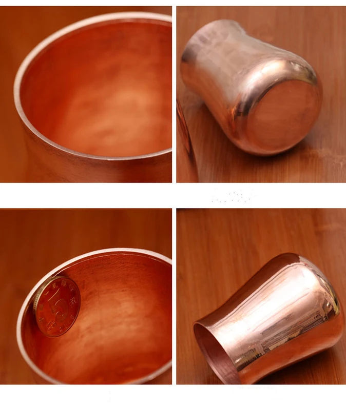 Handcrafted Copper Beer and Milk Mug Vintage Thickened Moscow Water 350ml