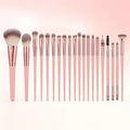 8pcs Makeup Brush Kit with Synthetic Hair - Foundation, Blush, Eyeshadow & More