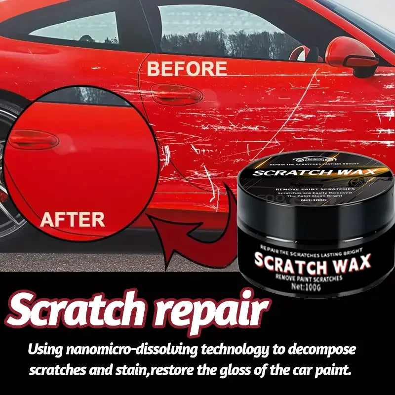 Car Scratch Wax - Swirl Remover & Gloss Enhancer for All Paint Colors