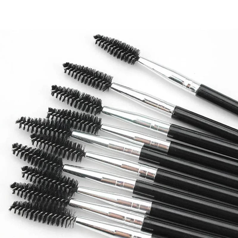 5PCS Eyebrow and Eyelash Makeup Brush Set - Portable Cosmetic Tools