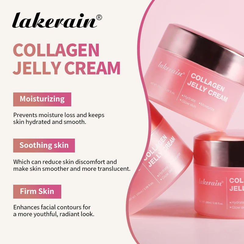 Anti-Aging Collagen Face Cream 100ml Moisturizer with Niacinamide for Hydrating & Firming