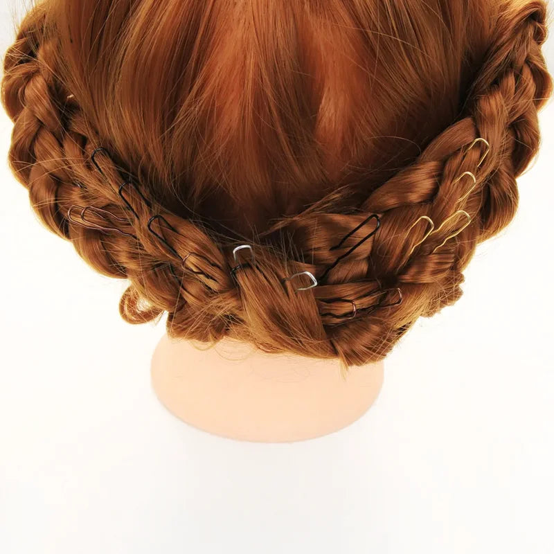 Salon Hair Clips 6cm Waved U-Shaped Hair Pins Hair Accessories for Women