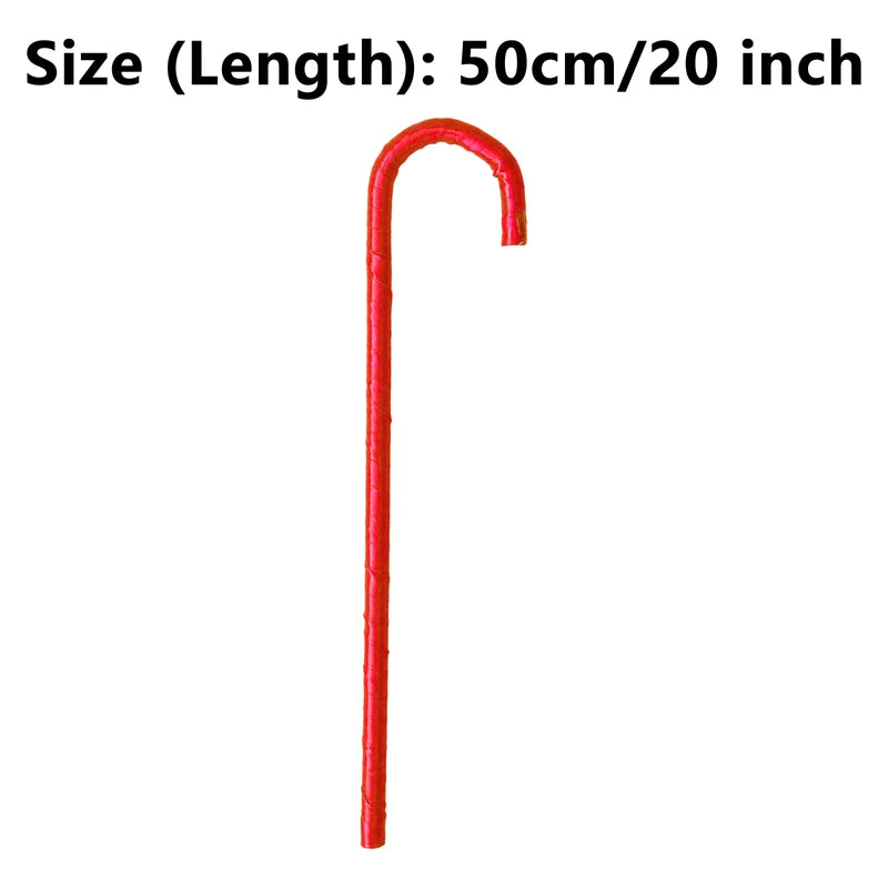 50cm Dance Cane Crutch Walking Stick for Jazz Belly Dance Performance & Halloween Props