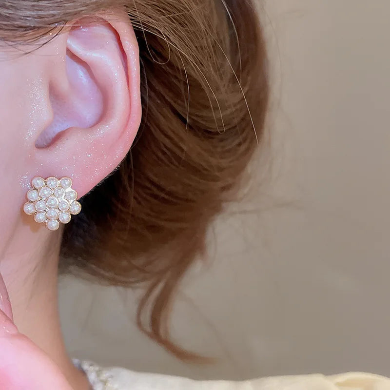 Set of 6/10/12 Pearl Stud Earrings for Women - Elegant Daily Jewelry