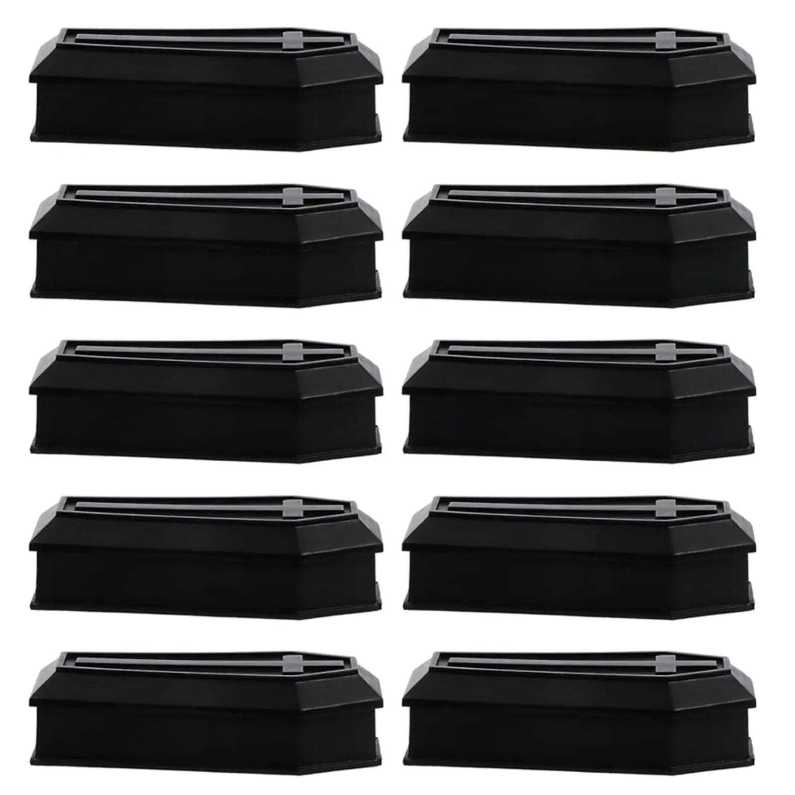 Miniature Coffin Box Set - Halloween Props Party Favors Decorations