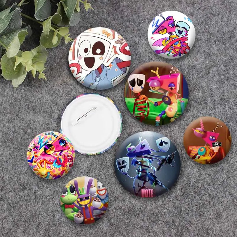 Anime Character Badge Lapel Pin for Bags & Clothing - Cute Cartoon Brooch
