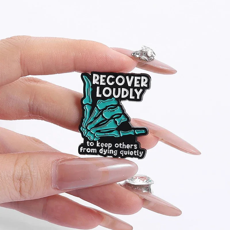 Funny Drama Quote Enamel Lapel Pins - Custom Stage Humor Brooch Gift for Friends