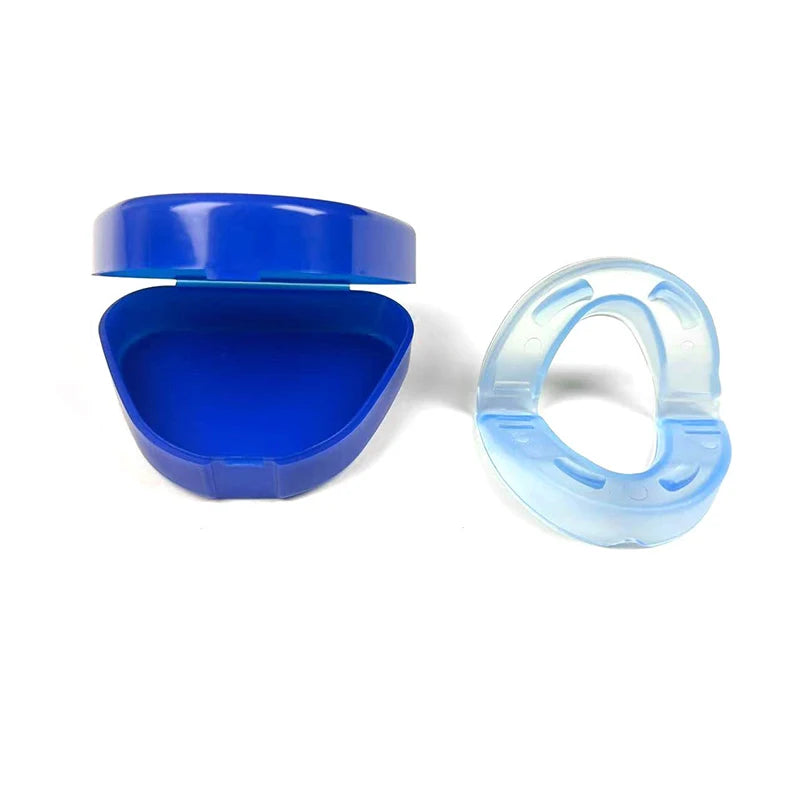 Anti Snoring Mouthpiece Dental Device Double Layer Teeth Grinding Tongue Biting Sleep Aid