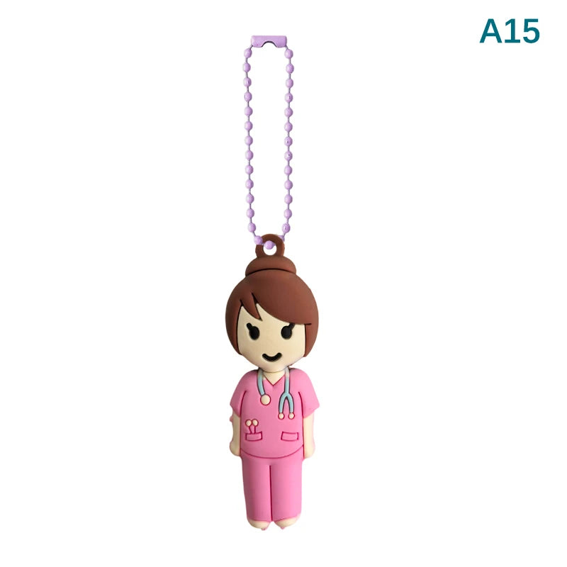 Syringe-Shaped Bottle Opener Keychain for Medication & Ampoule Breaker