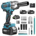 Cordless Impact Wrench and Drill Kit 1300N.m Brushless Power Auto Repair