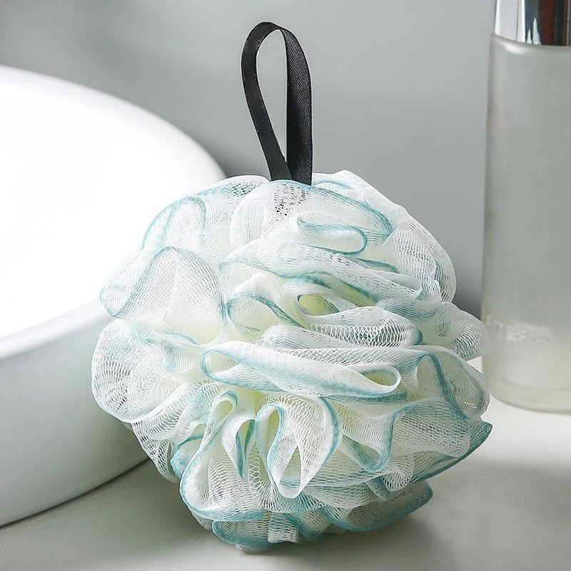 Large Mesh Bath Loofah Sponge for Body Cleaning - Soft, Durable & Rich Lather
