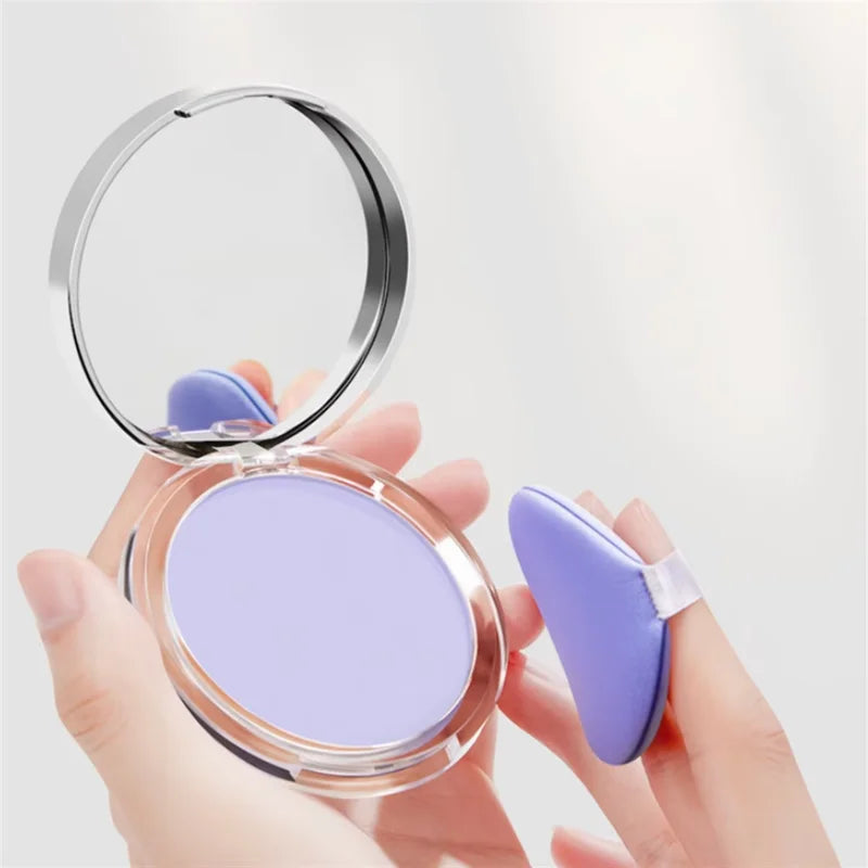 Delicate Two-Color Compact Powder - Lightweight Natural Makeup Setting