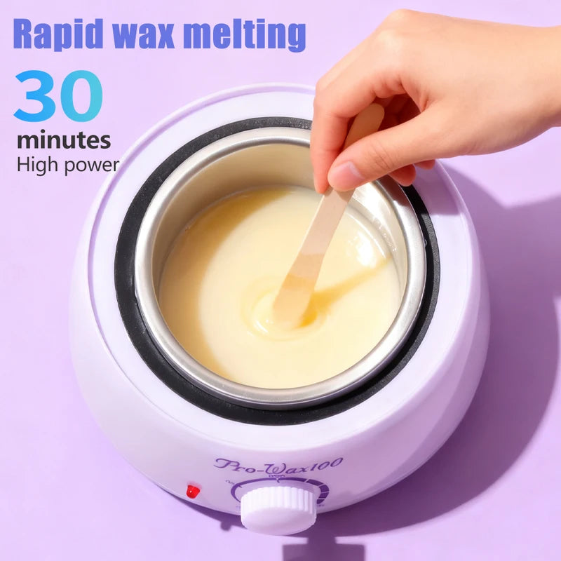 Professional Wax Heater for Body Hair Removal - Adjustable Temperature, Rapid Heating, Easy to Clean