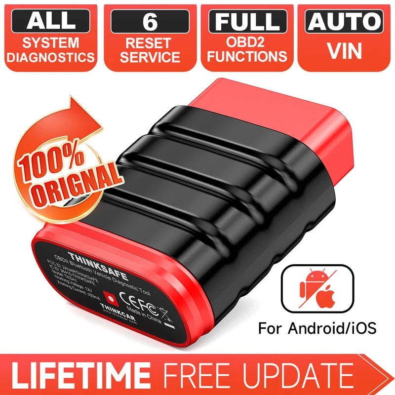Bluetooth OBD2 Car Diagnostic Scanner Full System Check Engine Fault Code Reader