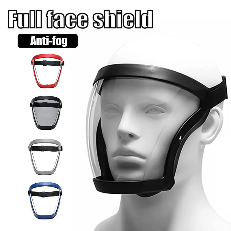 Anti-Fog Full Face Shield with Filters for Work Protection and Safety Glasses