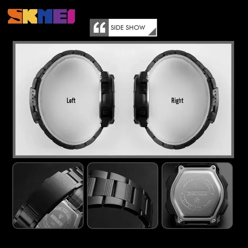 Luxury Steel Business Waterproof Watch for Men - Multiple Colors