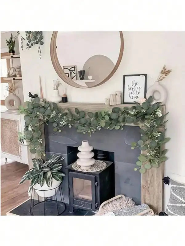 Eucalyptus Vine Decoration 1-9pcs 180cm Artificial Plant for Home & Garden