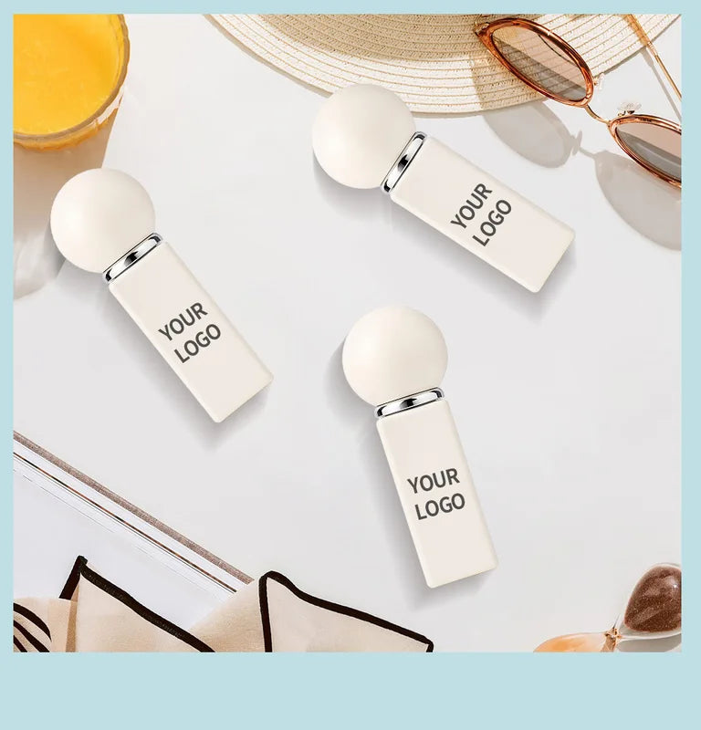 Private Label Lip Oil with SPF 8ml - Custom Logo Gloss Protects & Moisturizes