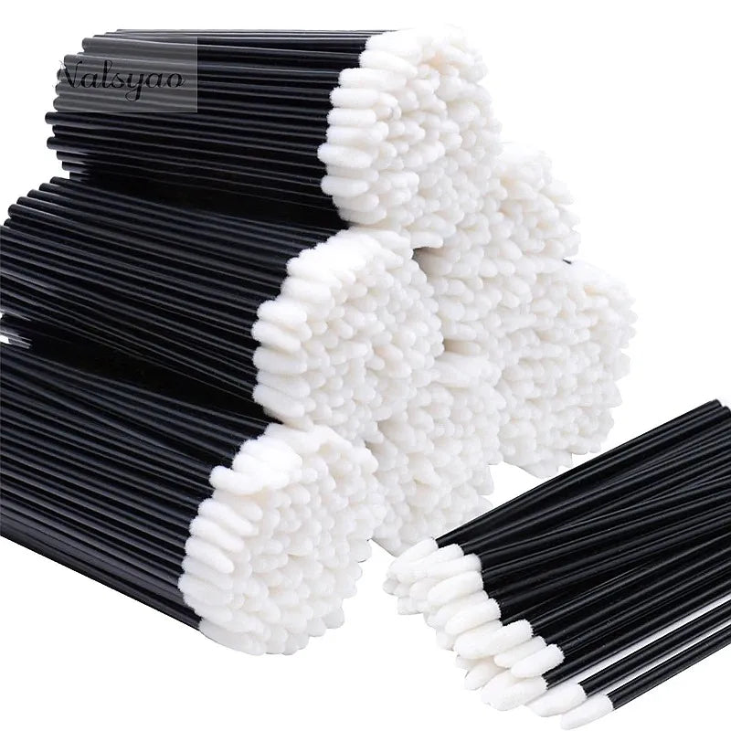 Disposable Lip Brush Set 500 Pcs Lipstick Applicators Makeup Tools