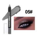 Long-lasting Waterproof Eyeshadow Pencil - 12 Color Options for Vibrant Eye Makeup