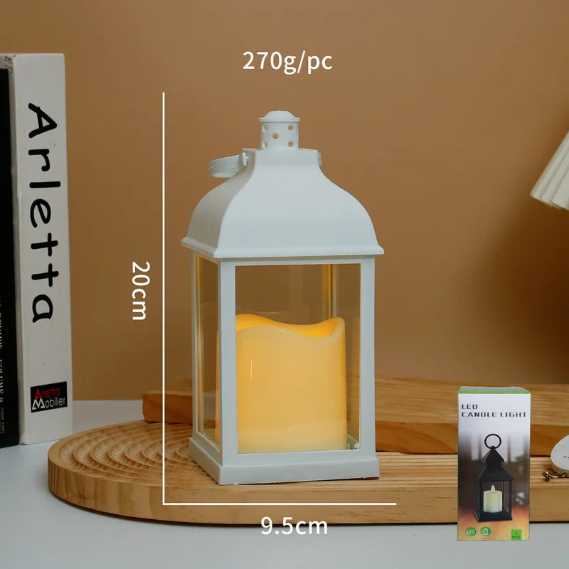 Portable LED Candle Lamp Outdoor Lantern for Camping Garden & Decor