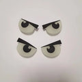 Fluorescent Big Eyes Shoe Charms Set Self-Luminous Shoe Accessories DIY Decor
