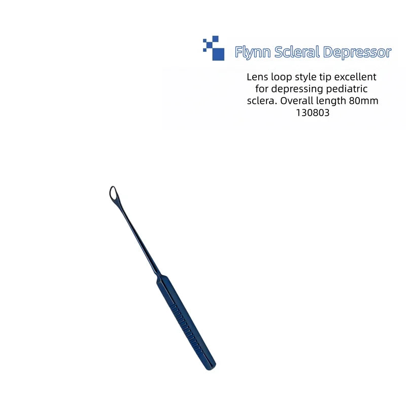 Stainless Steel Ophthalmic Scleral Depressor for Eye Surgery - Pediatric Use