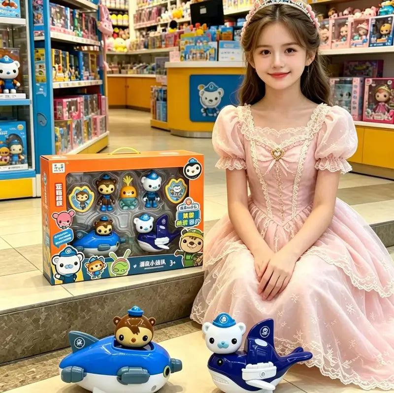 Octonauts Play Set with Action Figures - Educational Kids Toy & Holiday Gift