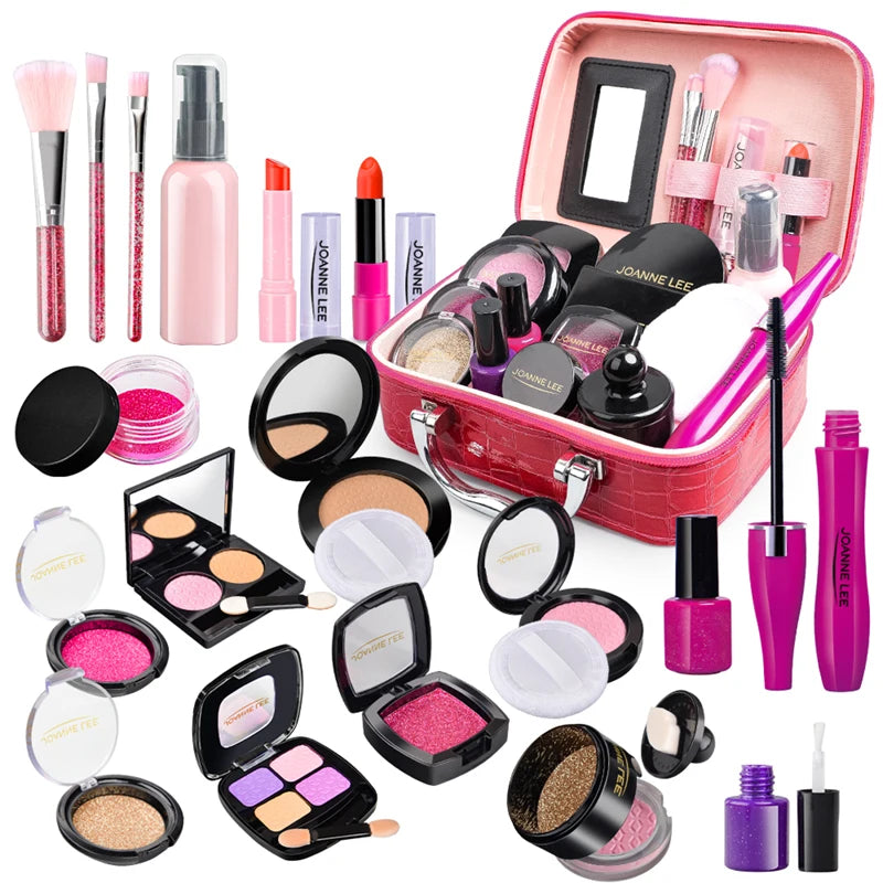 Kids Pretend Makeup Set Educational Toy for Girls Play House Simulation