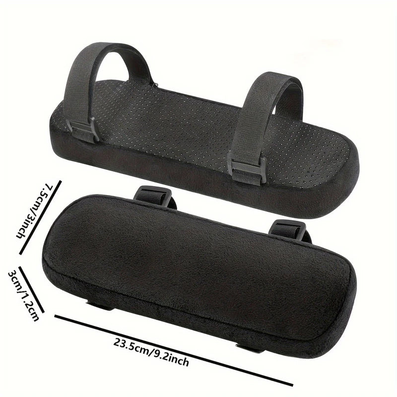 Soft Armrest Cushion for Office & Gaming Chairs - Removable Washable Foam Pad