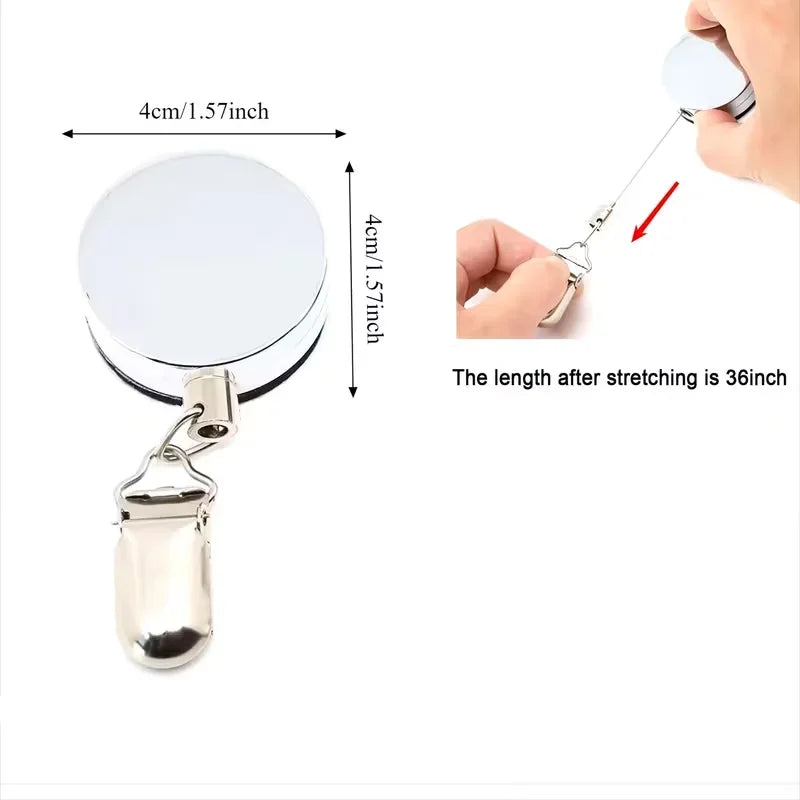 Automatic Retractable Towel Rack Wall Mount No Punch Self-Adhesive Bathroom Towel Holder