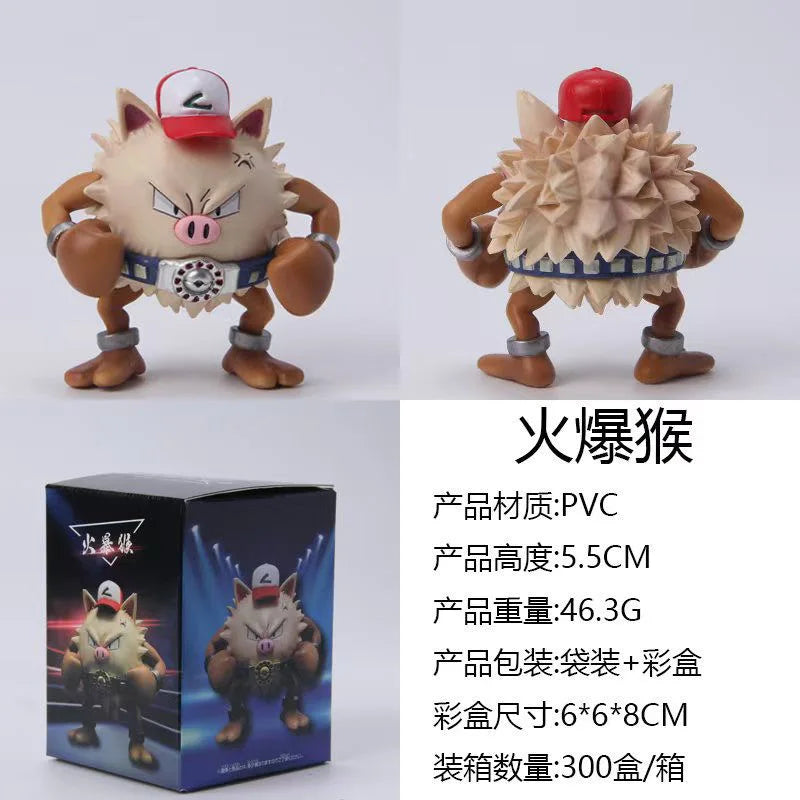 Pokemon Primeape PVC Action Figure - Cute Desktop Collectible Toy