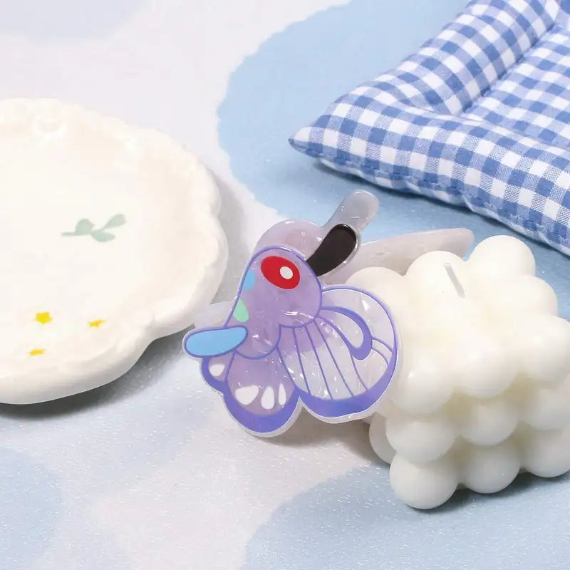 Cartoon Anime Butterfly Hair Claw Clips for Women & Girls - Valentine Gift