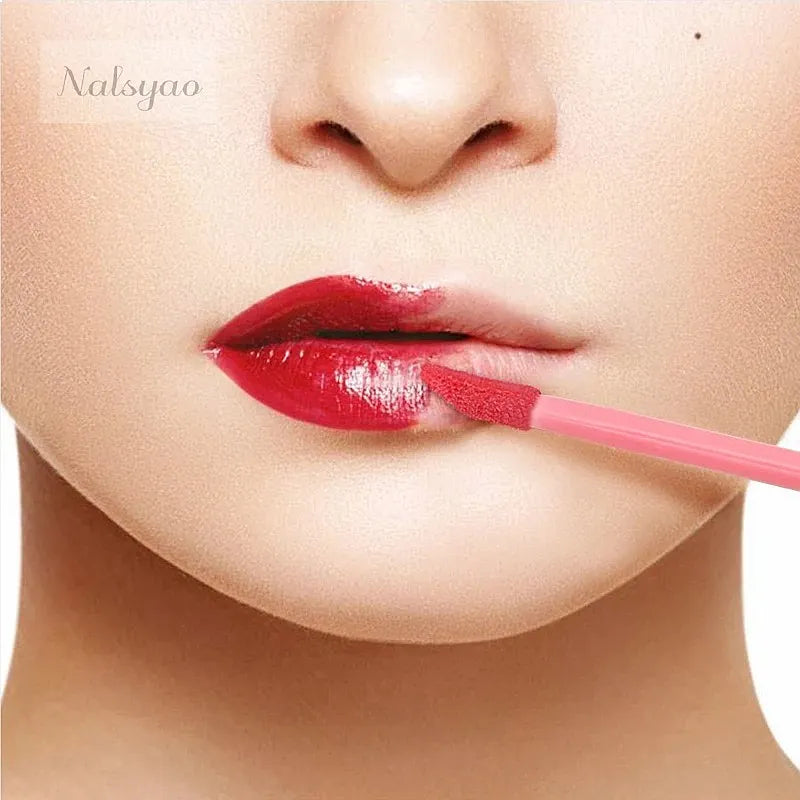 500pcs Disposable Lip Brush Set - Portable Makeup Applicators for Lipstick & Gloss