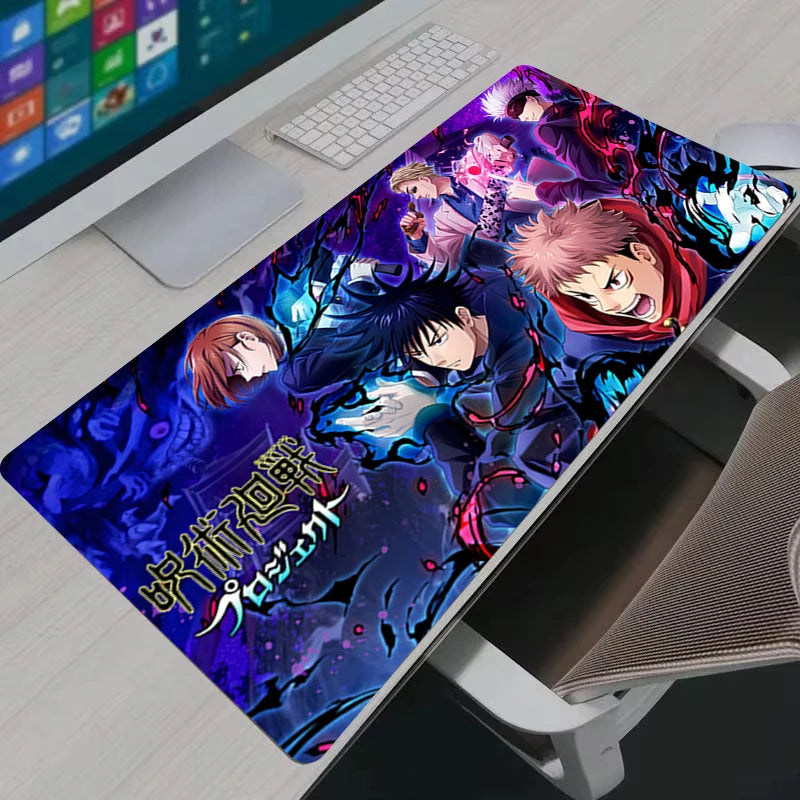 Large Gaming Mouse Pad with Anti-Slip Base and Stitched Edges for PC and Laptop