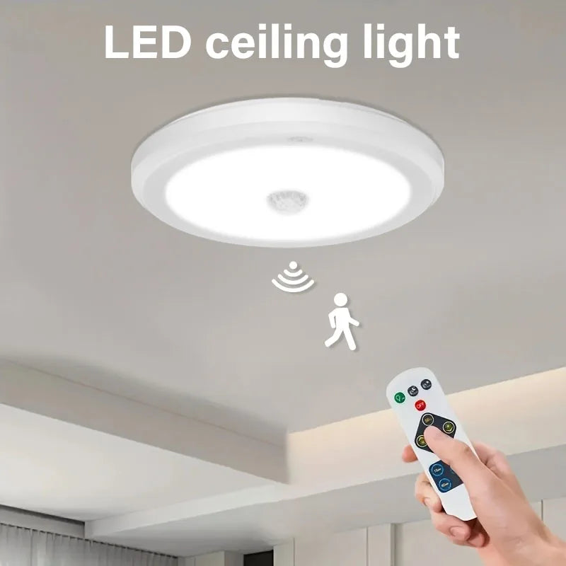 Magnetic PIR Motion Sensor LED Ceiling Light 2.5W Indoor Lighting for Living Room Bedroom Hallway Office Balcony