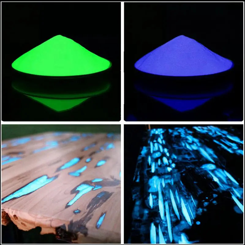 High Brightness Glow in the Dark Powder - Luminescent Pigment for Crafts & Nails